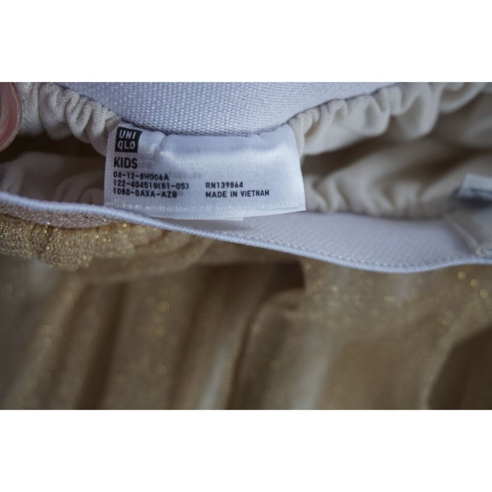 Uniqlo Girls Gold Shimmer Tulle Skirt, Size 10-11yr - Picture 4 of 6